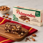 Turrón De Chocolate Con Almendras Sin Azúcar Añadido - El Almendro