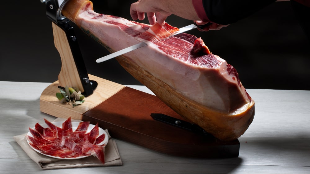 Whole Bone-In Spanish Ham – Jamón Ibérico & Serrano