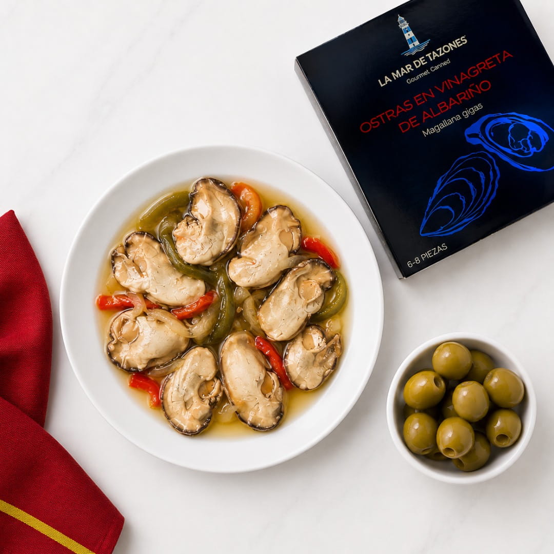 Oysters in Albariño Wine Vinaigrette