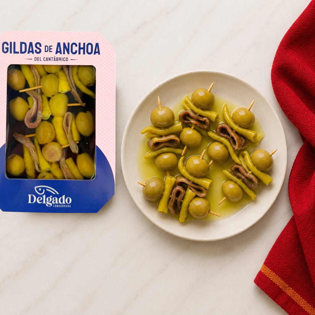 Cantabrian Anchovy Skewers Gildas