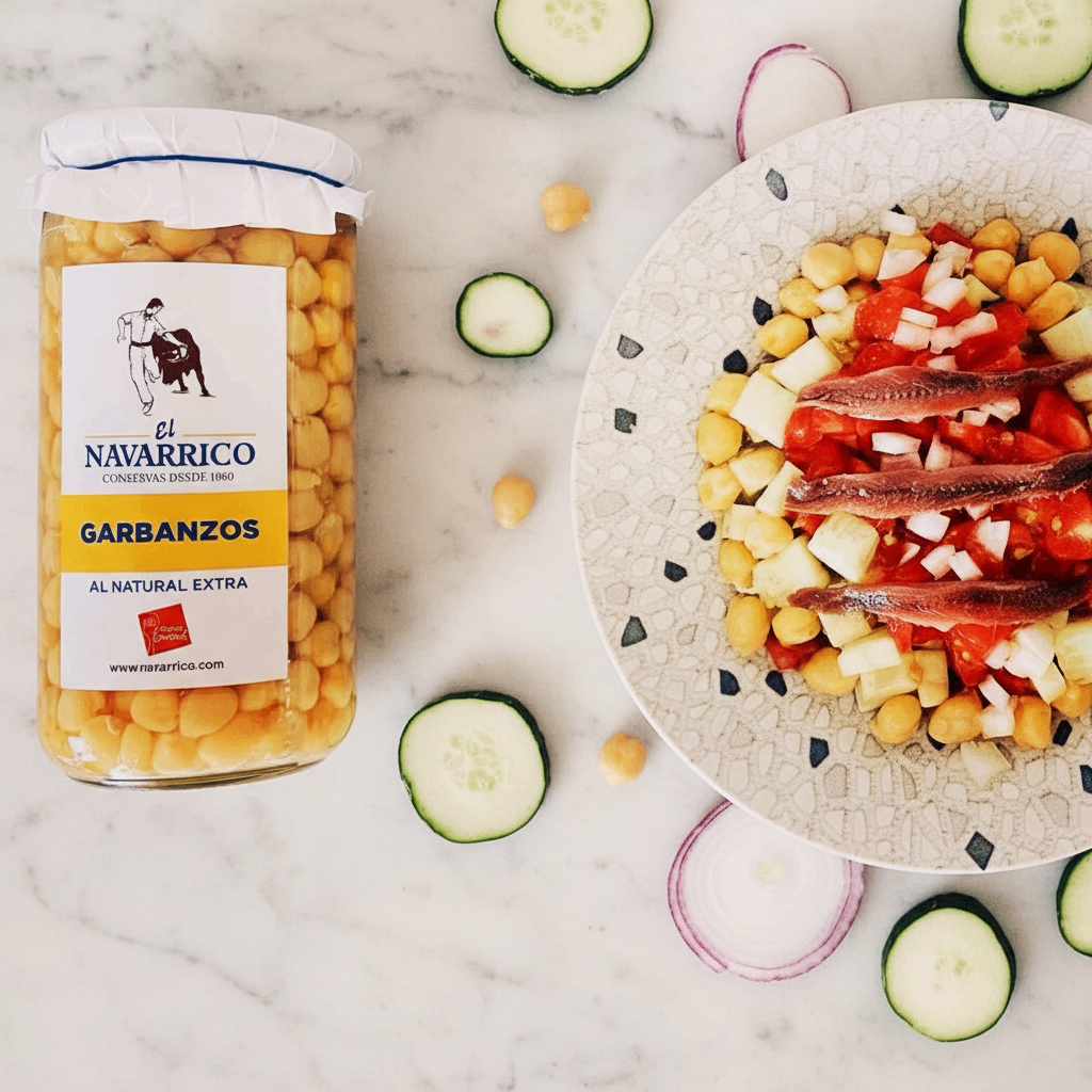 Chickpeas in Natural Juice Extra by Navarrico El Navarrico   