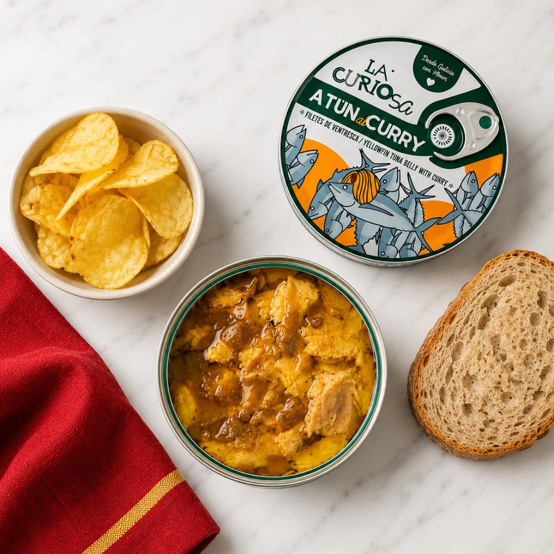 Tuna Belly with Curry by La Curiosa