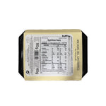 nutrition facts label back Cantabrian anchovies in butter Delgado