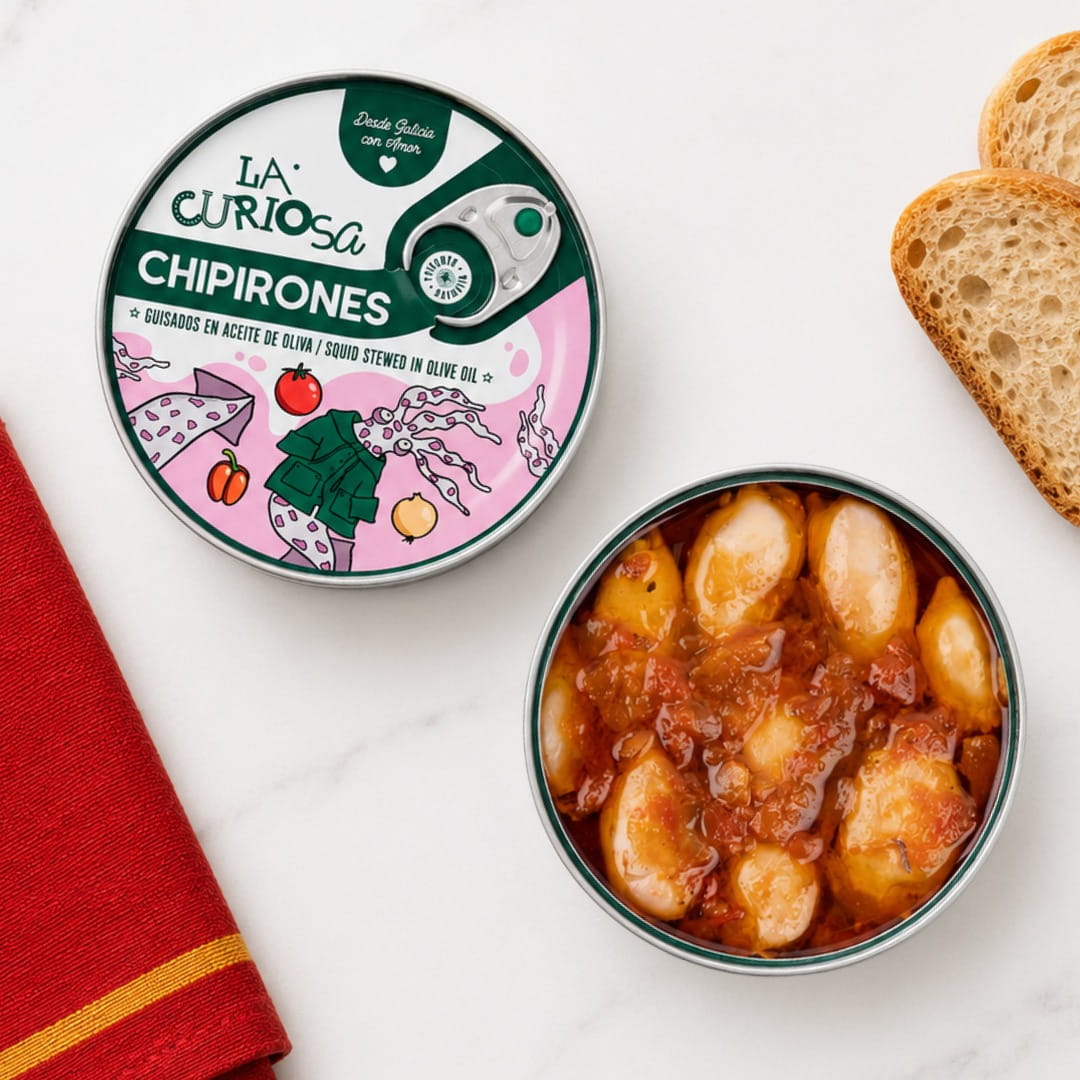 Stewed Squids in Tomato & White Wine Sauce by La Curiosa