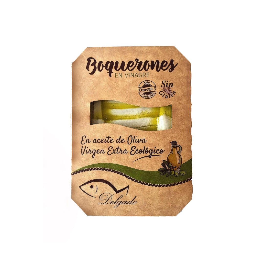 Boquerones in Vinegar and Organic Extra Virgin Olive Oil