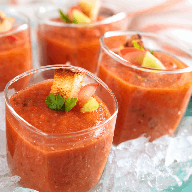 Gazpacho with Extra Virgin Olive Oil by Arteoliva Arteoliva   