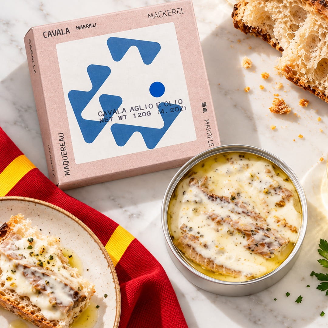 Mackerel Fillets "Aglio e Olio" by ABC+