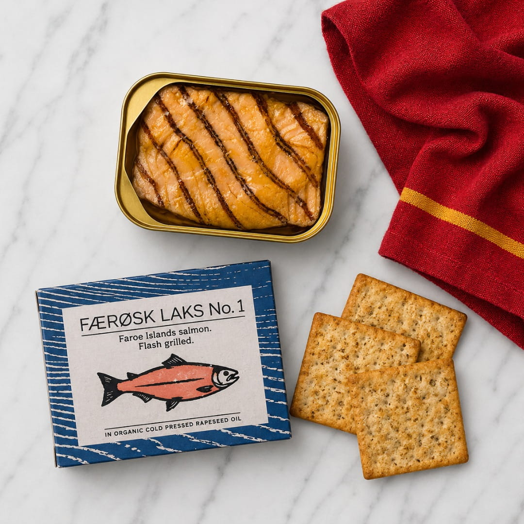 Grilled Salmon in Oil by Fangst