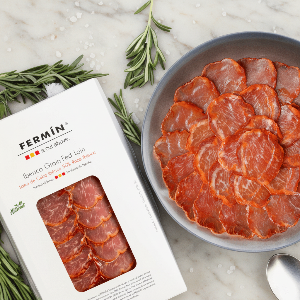 Sliced 50% Ibérico Pork Loin by Fermin Fermin   