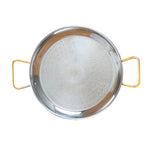 Stainless Steel Paella Pan "Pata Negra" Garcima 10-1/4 inch  