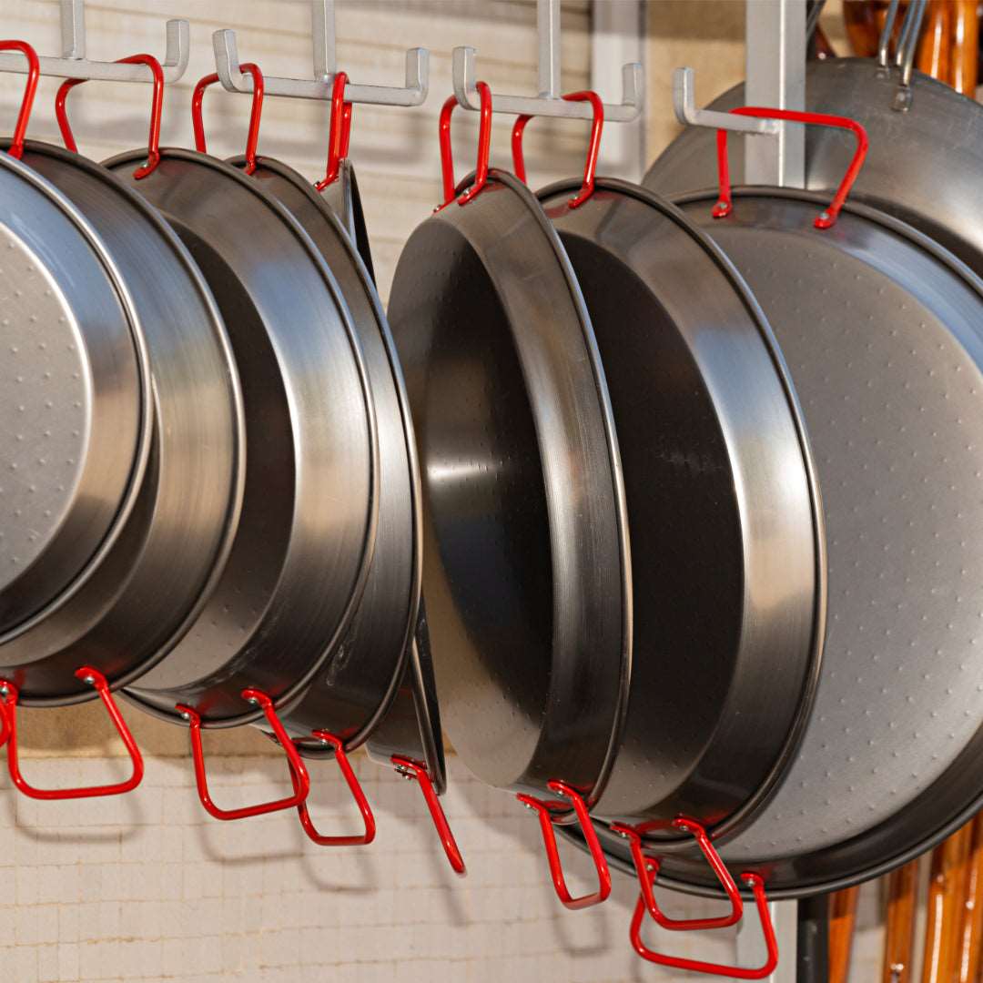 Polished Steel Paella Pan Garcima   
