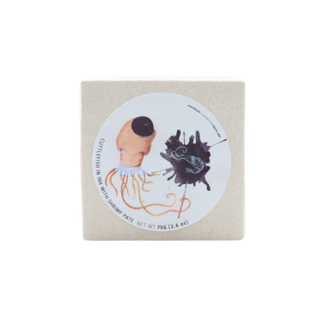 Cuttlefish in Ink with Shrimp Pâté by Jose Gourmet