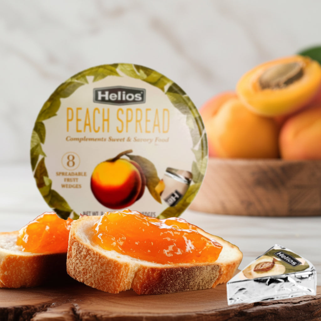 Peach Spread Wedges Helios   