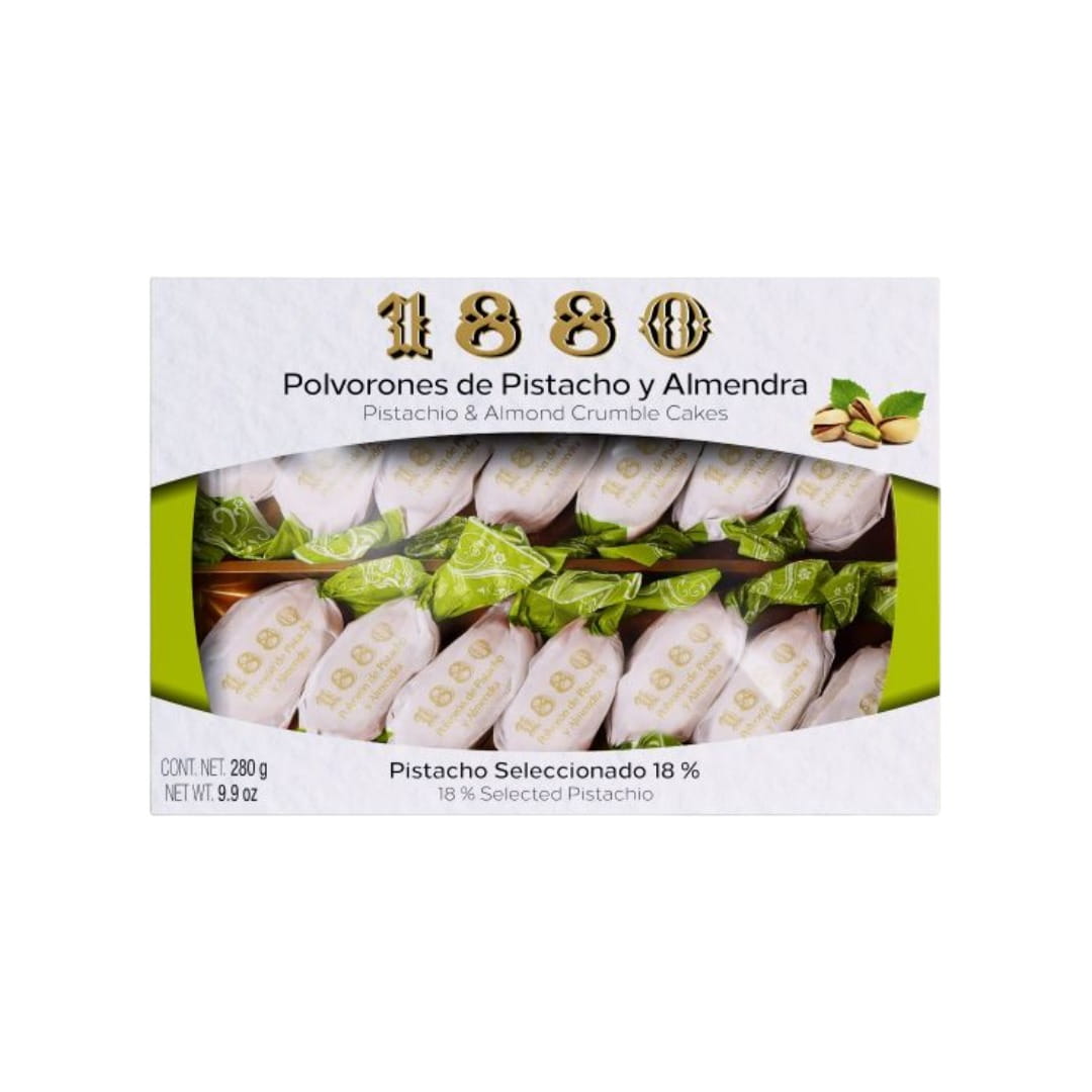 Almond Polvorones with Pistachio by 1880