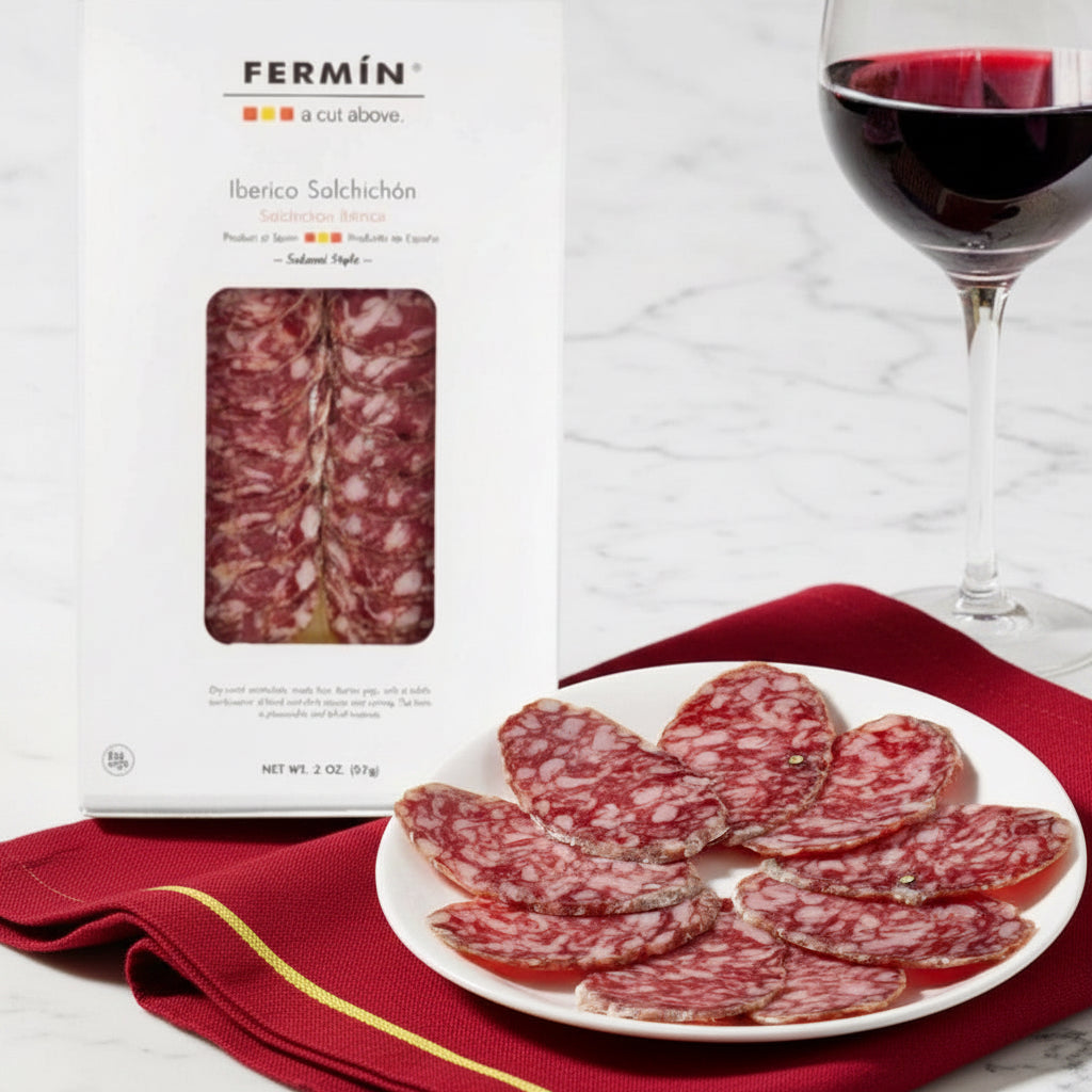 Sliced Salchichón Ibérico by Fermín Fermin   