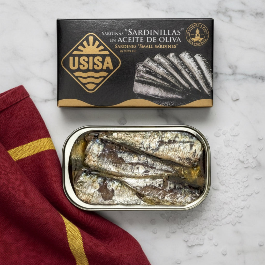 Small Sardines in Olive Oil by USISA USISA   
