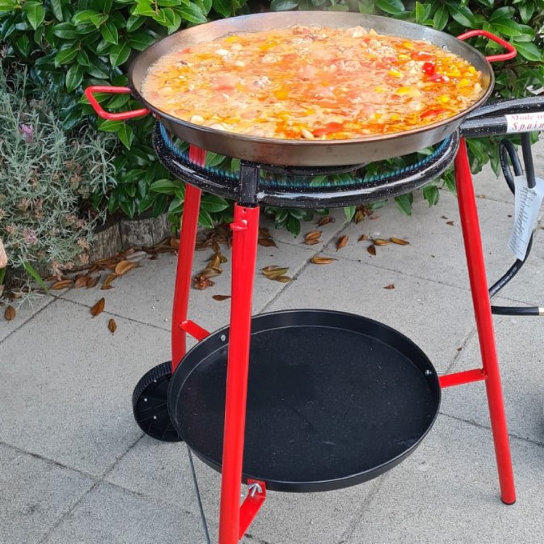 Paella Set Burner + Stand + 18 inch Paella Pan Garcima   