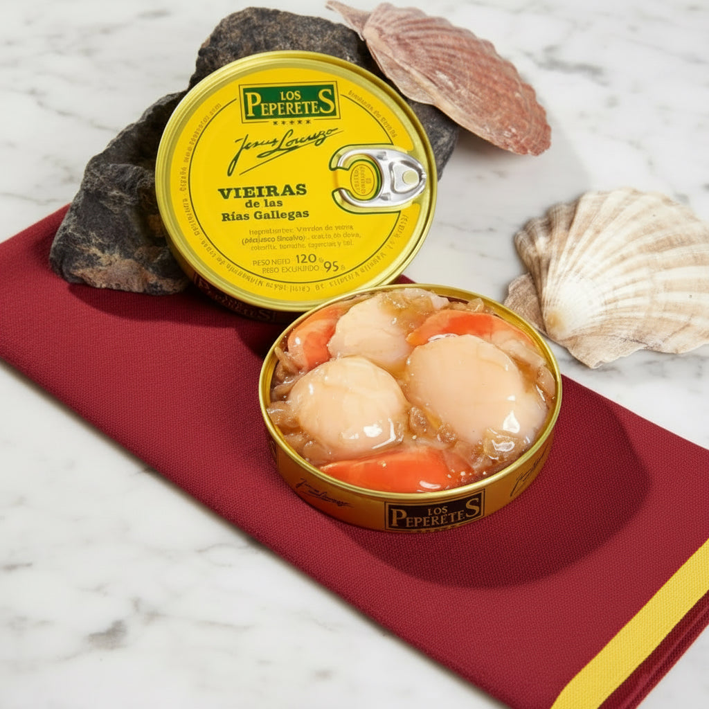 Galician-Style Vieiras Scallops by Los Peperetes Los Peperetes
