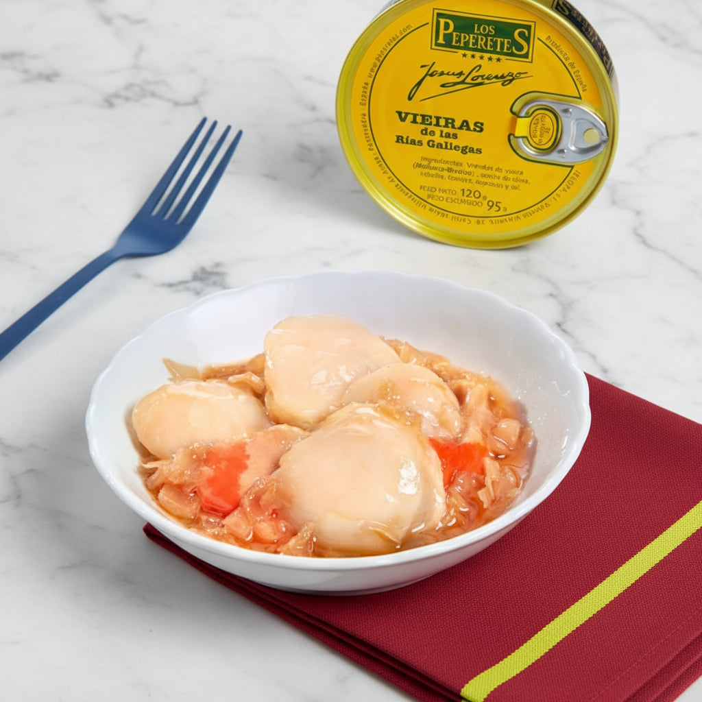 Galician-Style Vieiras Scallops by Los Peperetes Los Peperetes